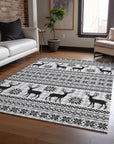 Addison Rugs Quaion Gray Washable Indoor-Outdoor Rug