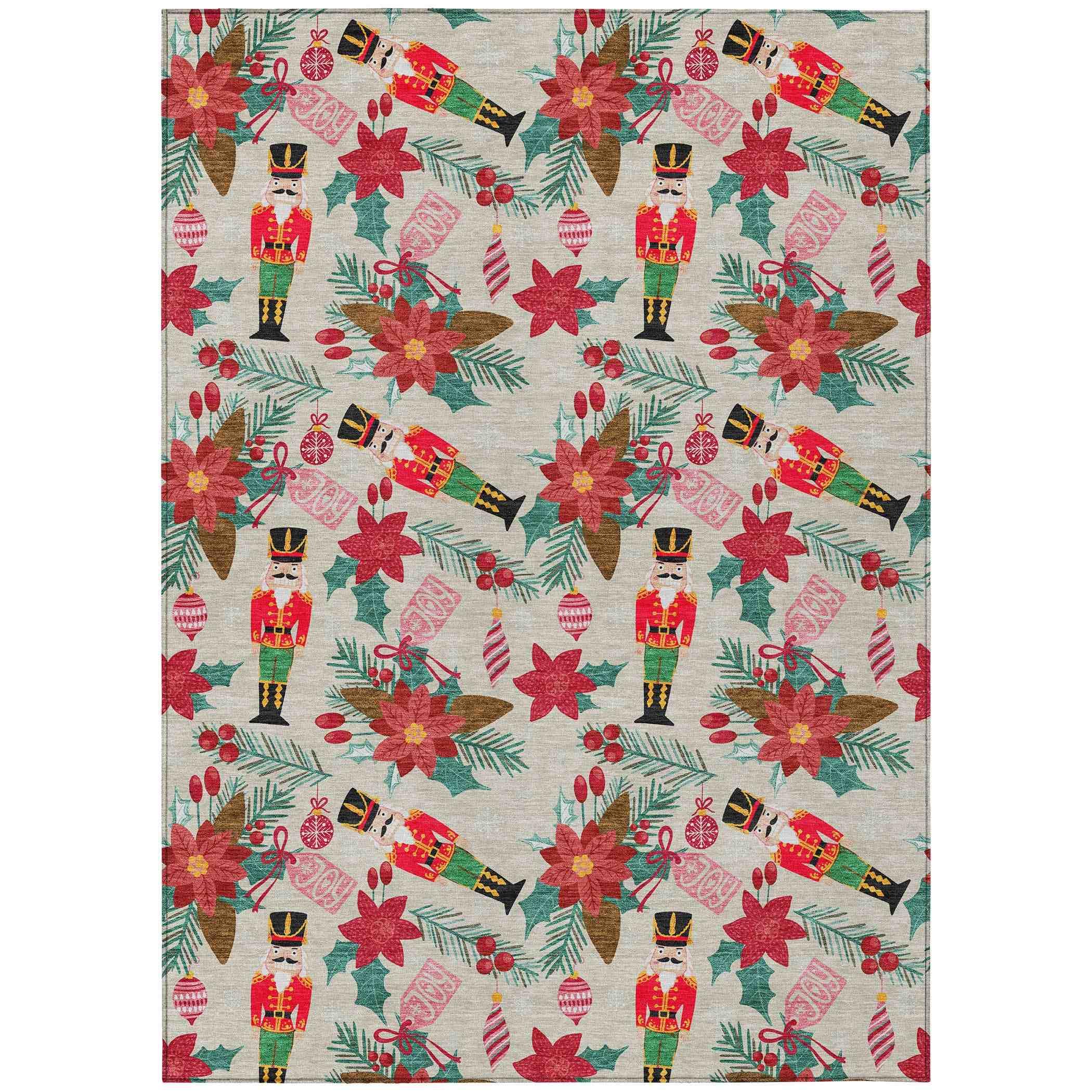 Addison Rugs Quaius Brown Washable Indoor-Outdoor Rug