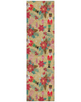 Addison Rugs Quaius Gold Washable Indoor-Outdoor Rug