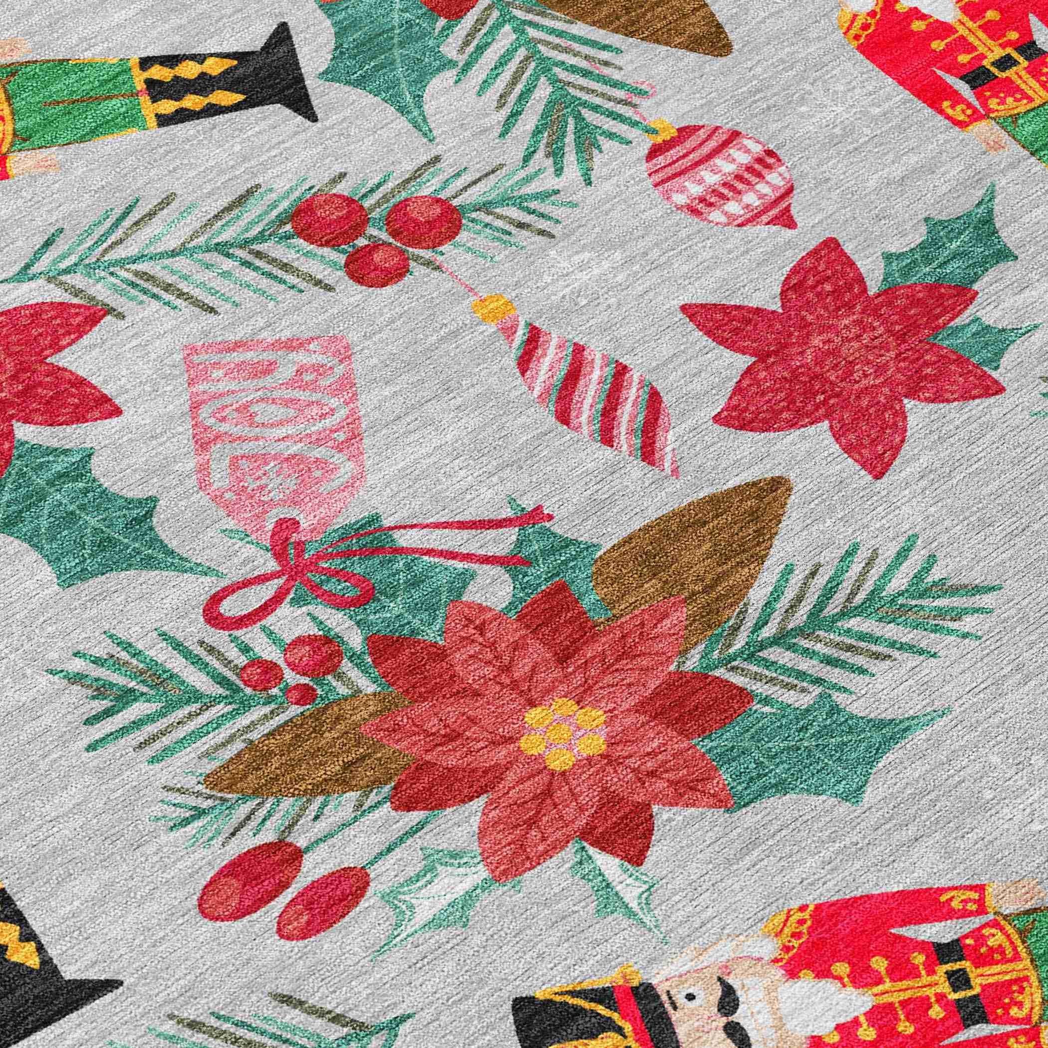 Addison Rugs Quaius Gray Washable Indoor-Outdoor Rug