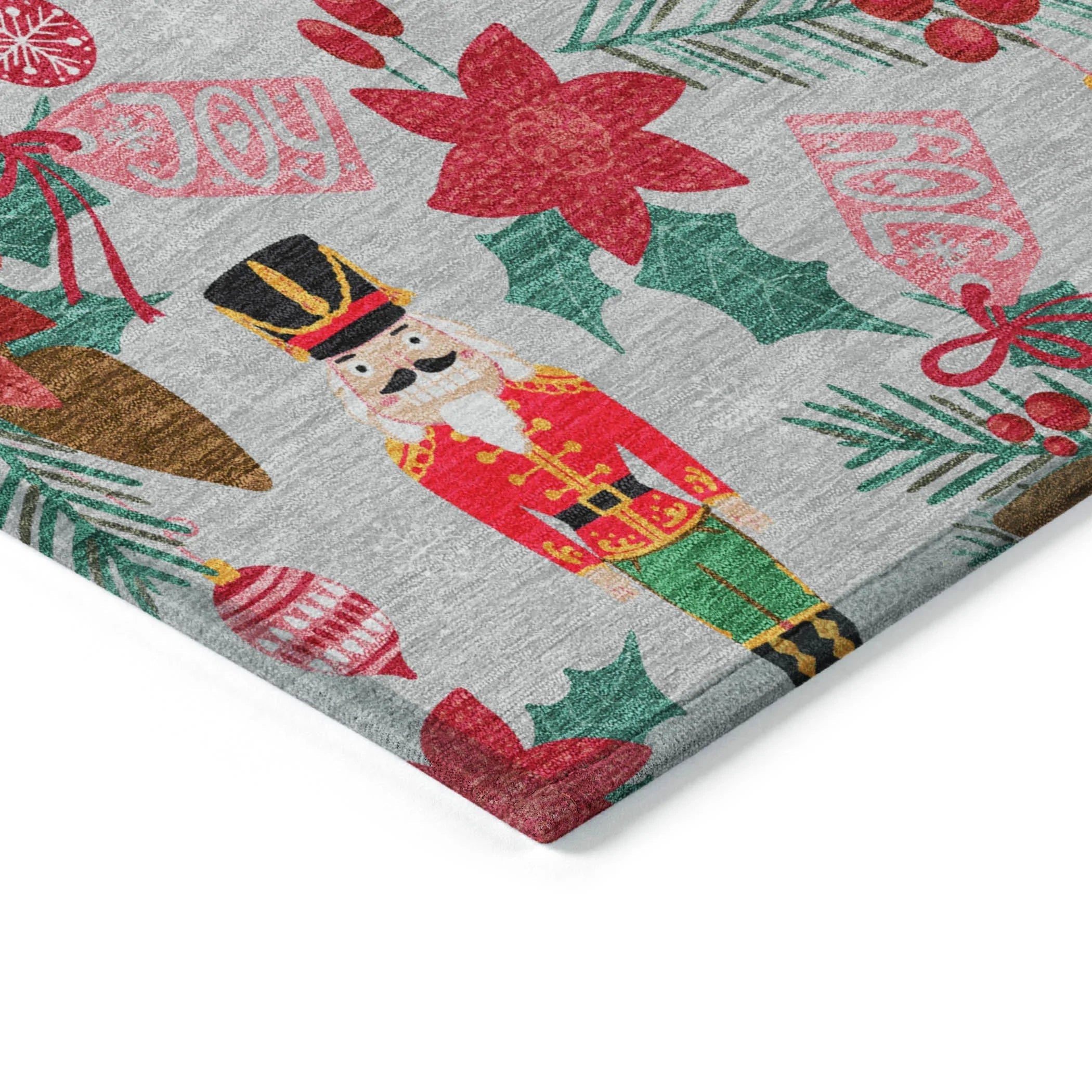 Addison Rugs Quaius Gray Washable Indoor-Outdoor Rug