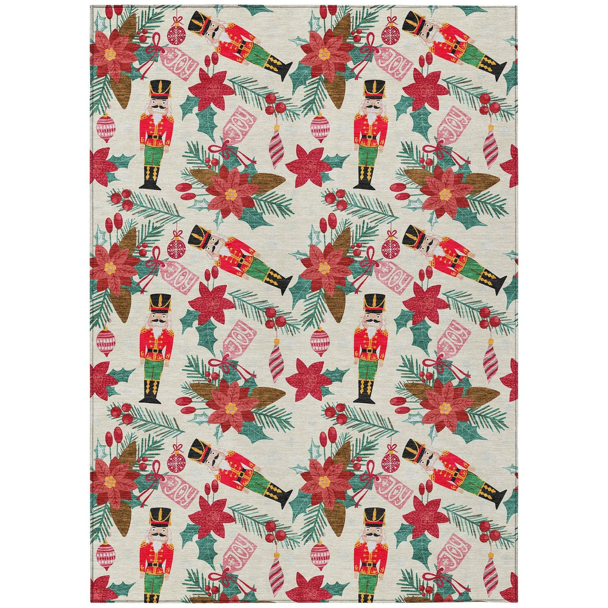 Addison Rugs Quaius Ivory Washable Indoor-Outdoor Rug