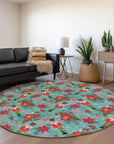 Addison Rugs Quaius Teal Washable Indoor-Outdoor Rug