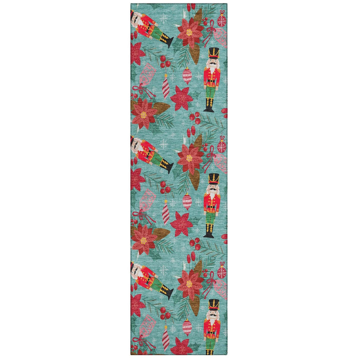 Addison Rugs Quaius Teal Washable Indoor-Outdoor Rug