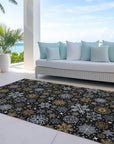 Addison Rugs Quaon Black Washable Indoor-Outdoor Rug