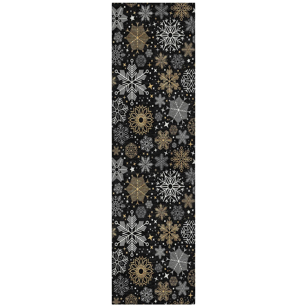 Addison Rugs Quaon Black Washable Indoor-Outdoor Rug