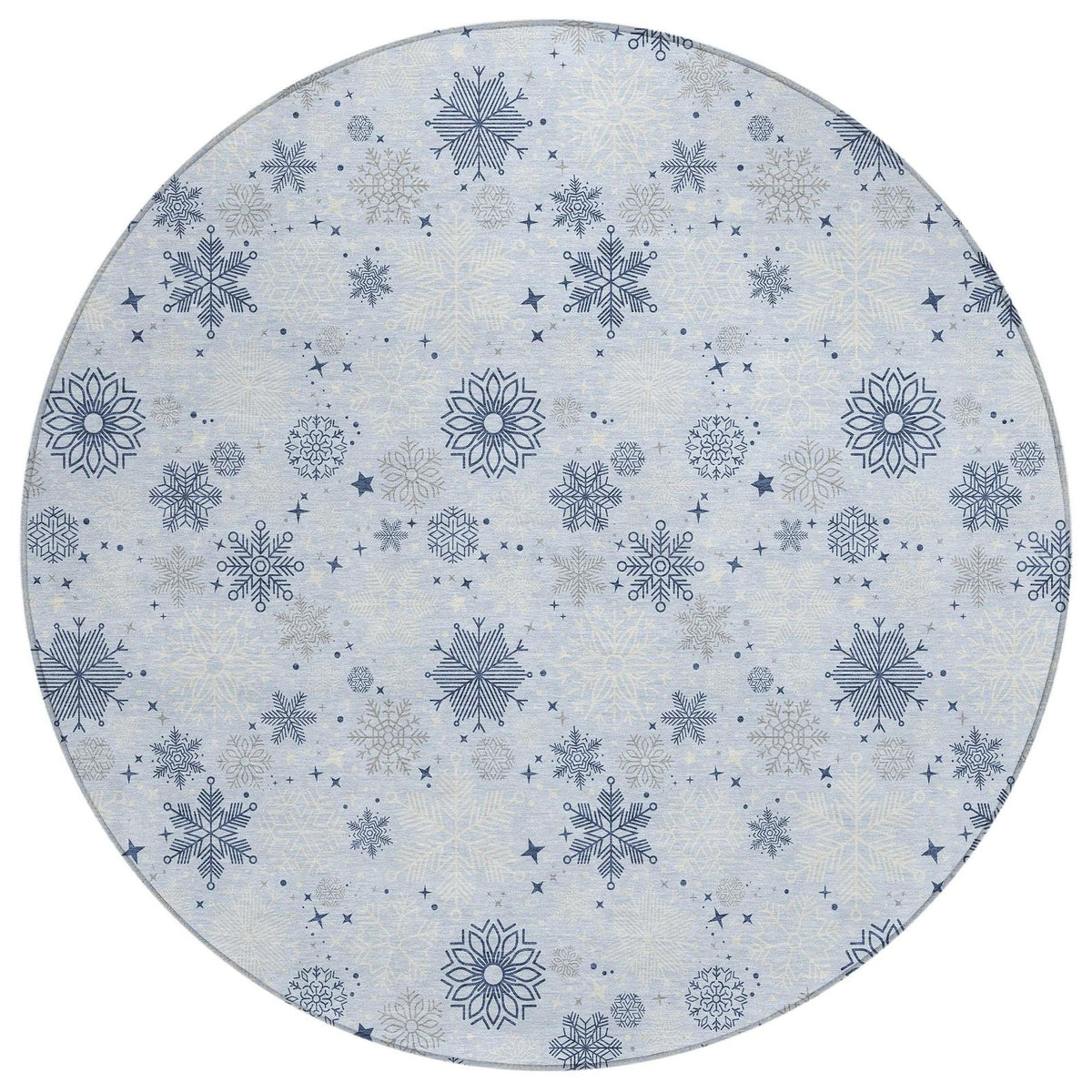 Addison Rugs Quaon Blue Washable Indoor-Outdoor Rug