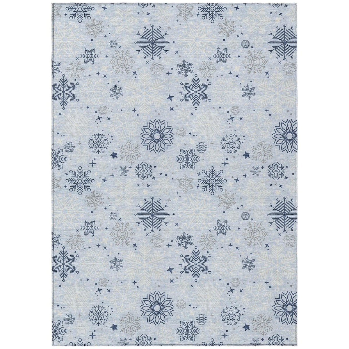 Addison Rugs Quaon Blue Washable Indoor-Outdoor Rug