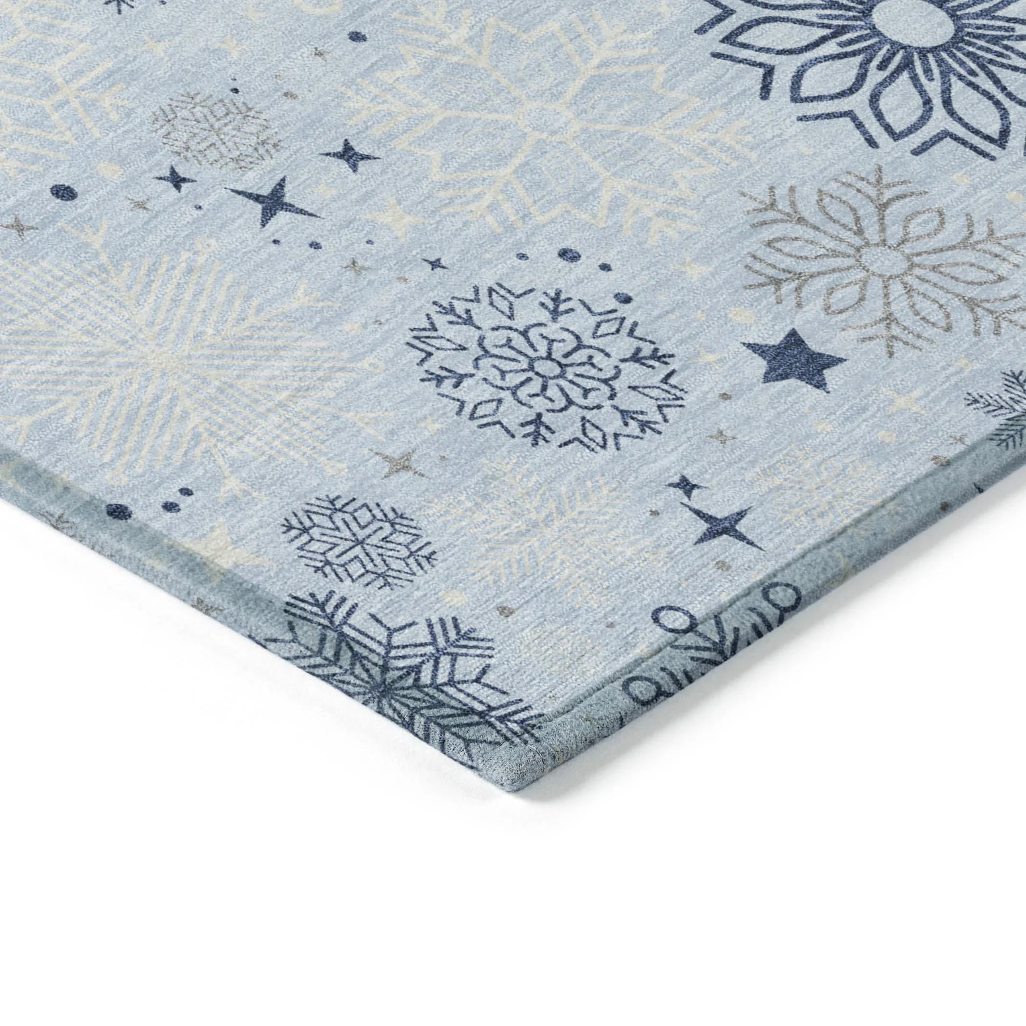 Addison Rugs Quaon Blue Washable Indoor-Outdoor Rug