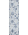 Addison Rugs Quaon Blue Washable Indoor-Outdoor Rug