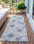 Addison Rugs Quaon Blue Washable Indoor-Outdoor Rug