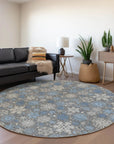 Addison Rugs Quaon Gray Washable Indoor-Outdoor Rug