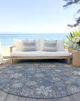Addison Rugs Quaon Gray Washable Indoor-Outdoor Rug