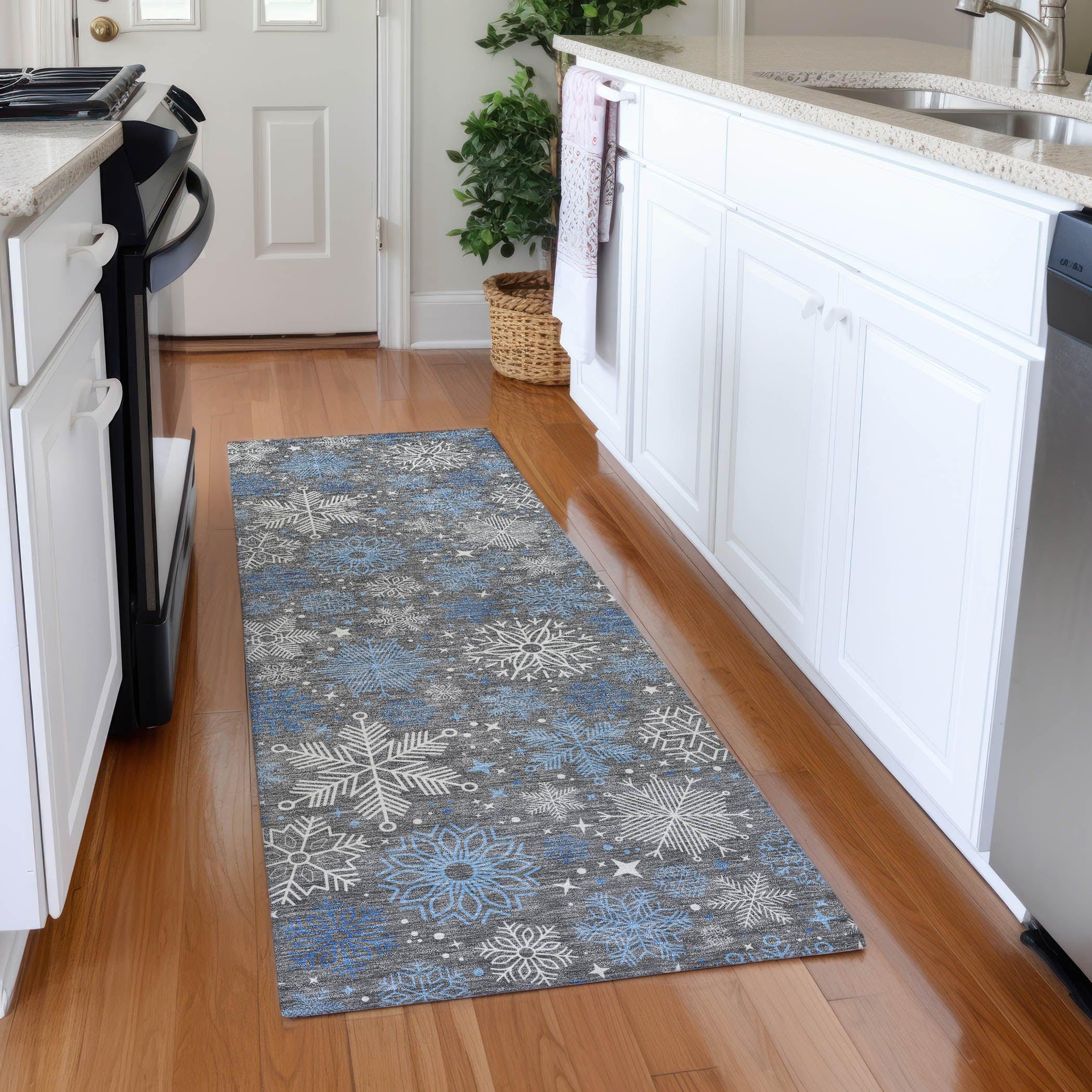 Addison Rugs Quaon Gray Washable Indoor-Outdoor Rug