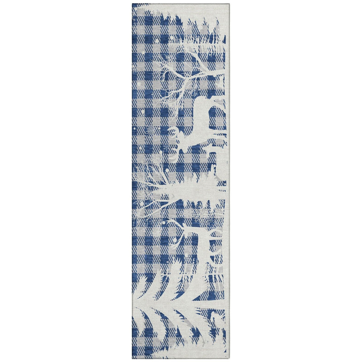 Addison Rugs Quaora Blue Washable Indoor-Outdoor Rug