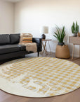 Addison Rugs Quaora Gold Washable Indoor-Outdoor Rug