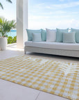 Addison Rugs Quaora Gold Washable Indoor-Outdoor Rug