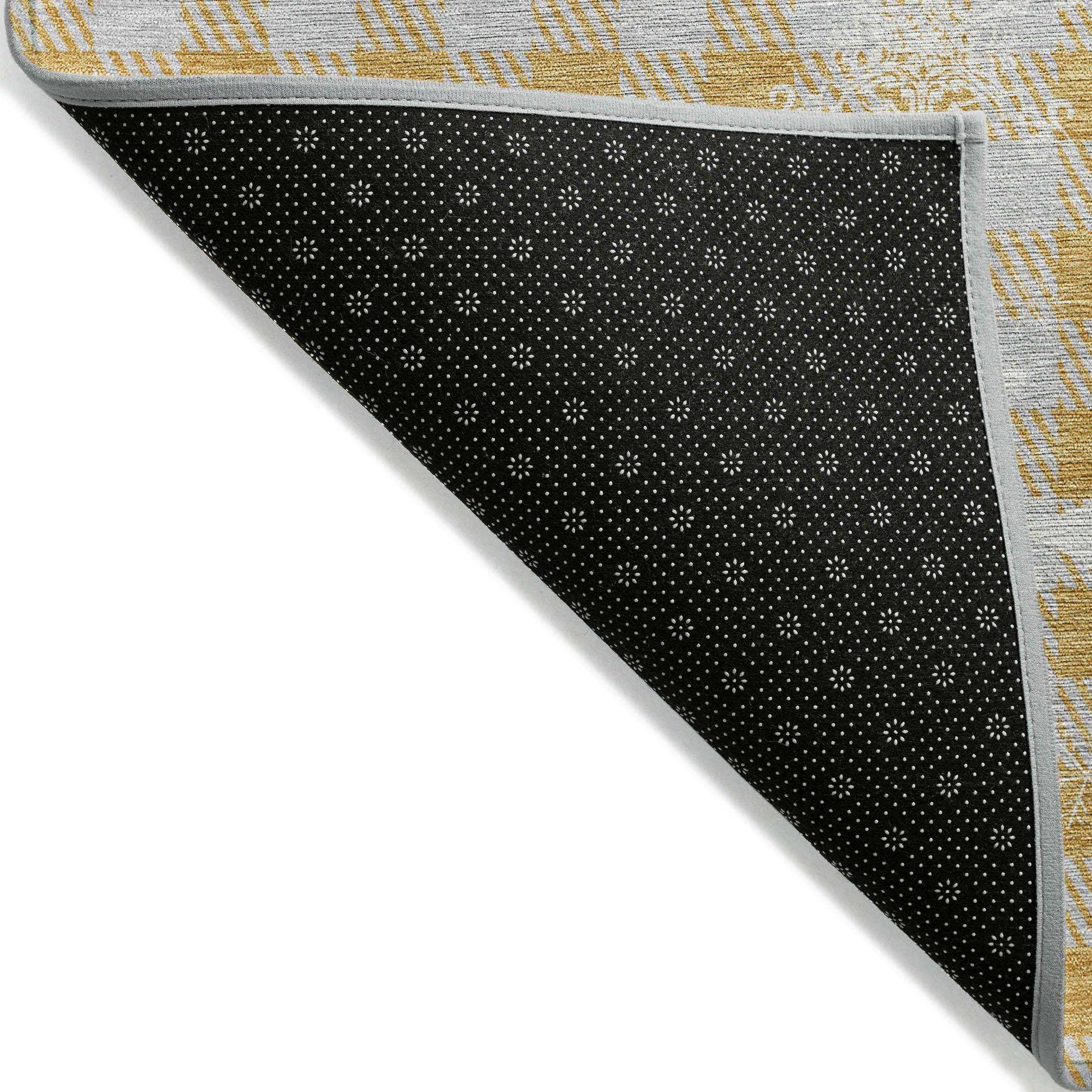 Addison Rugs Quaora Gold Washable Indoor-Outdoor Rug