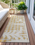 Addison Rugs Quaora Gold Washable Indoor-Outdoor Rug