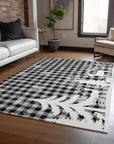 Addison Rugs Quaora Gray Washable Indoor-Outdoor Rug