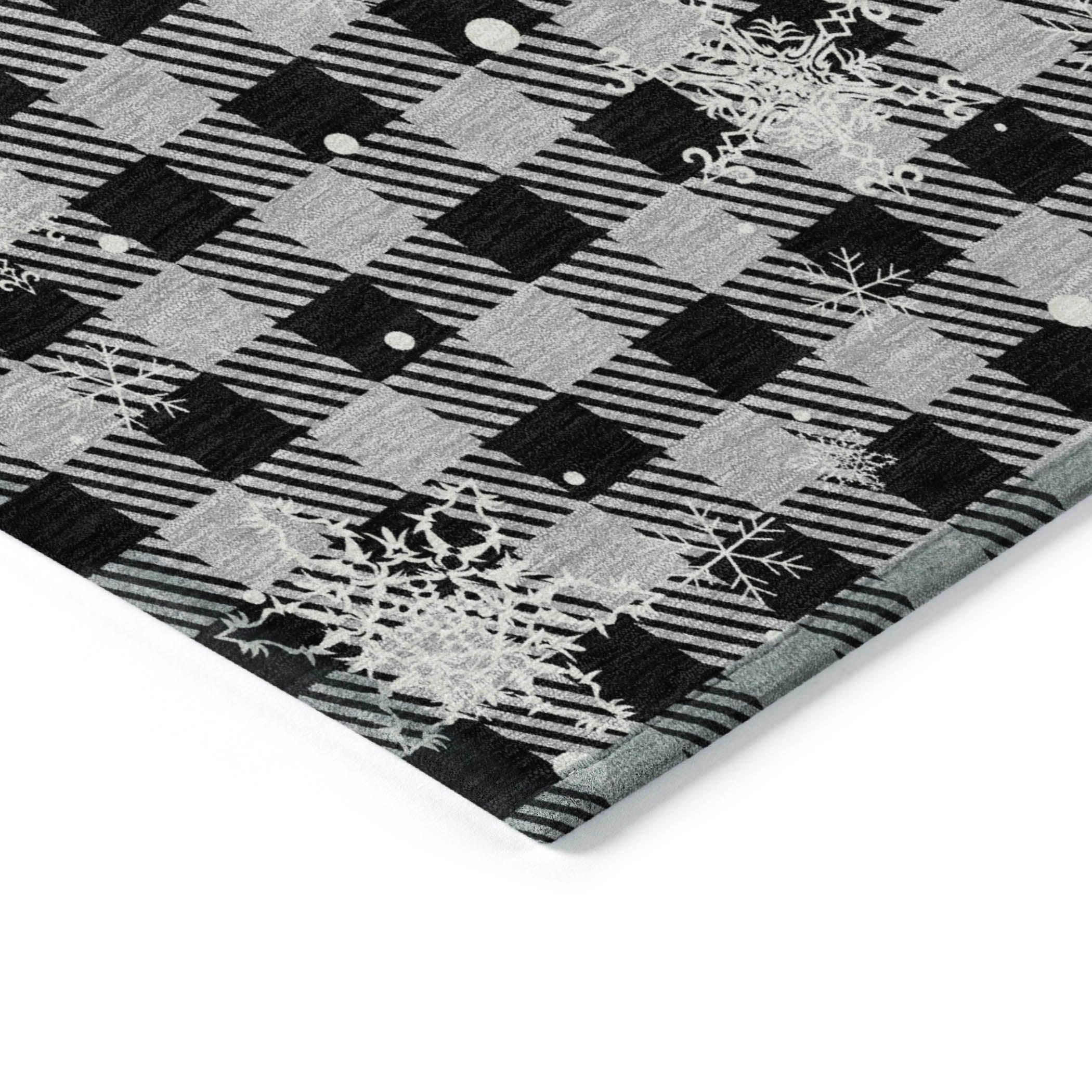 Addison Rugs Quaora Gray Washable Indoor-Outdoor Rug