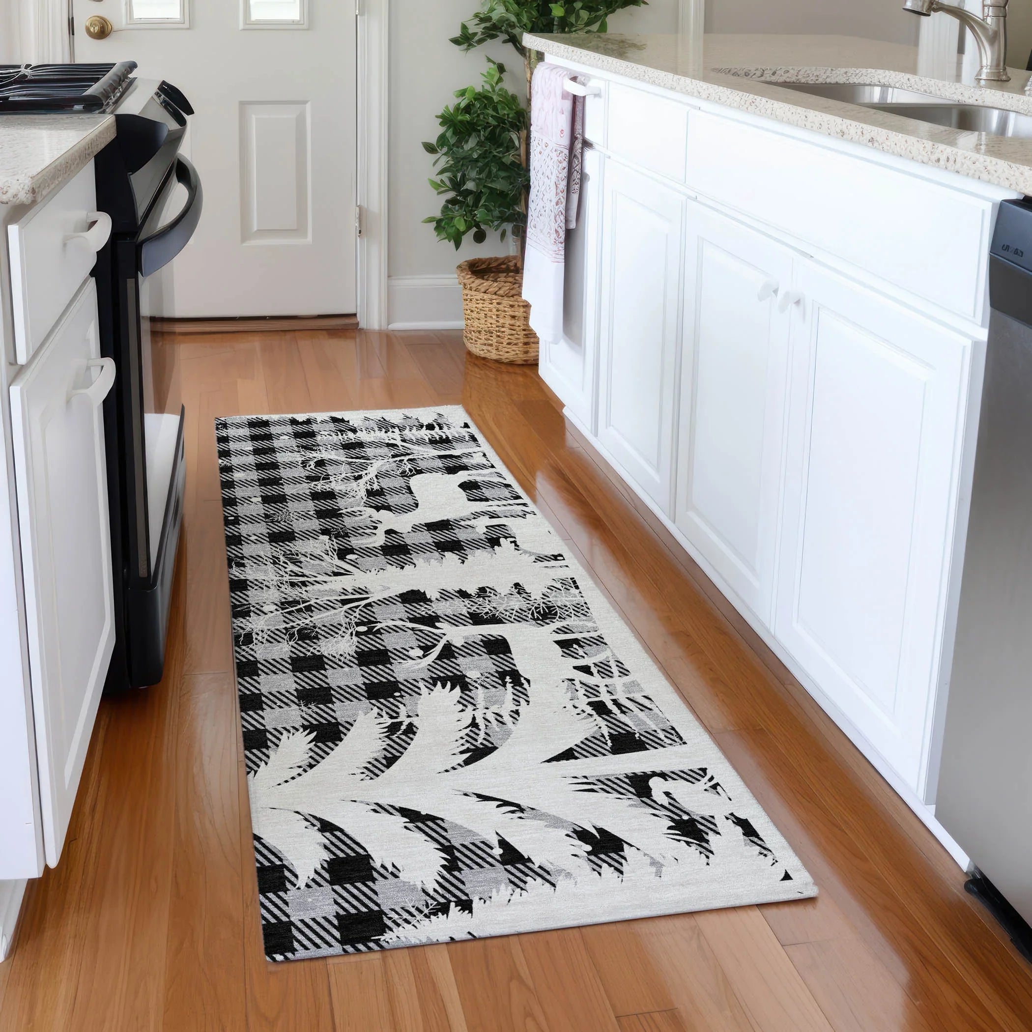 Addison Rugs Quaora Gray Washable Indoor-Outdoor Rug