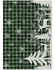 Addison Rugs Quaora Green Washable Indoor-Outdoor Rug