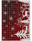 Addison Rugs Quaora Red Washable Indoor-Outdoor Rug