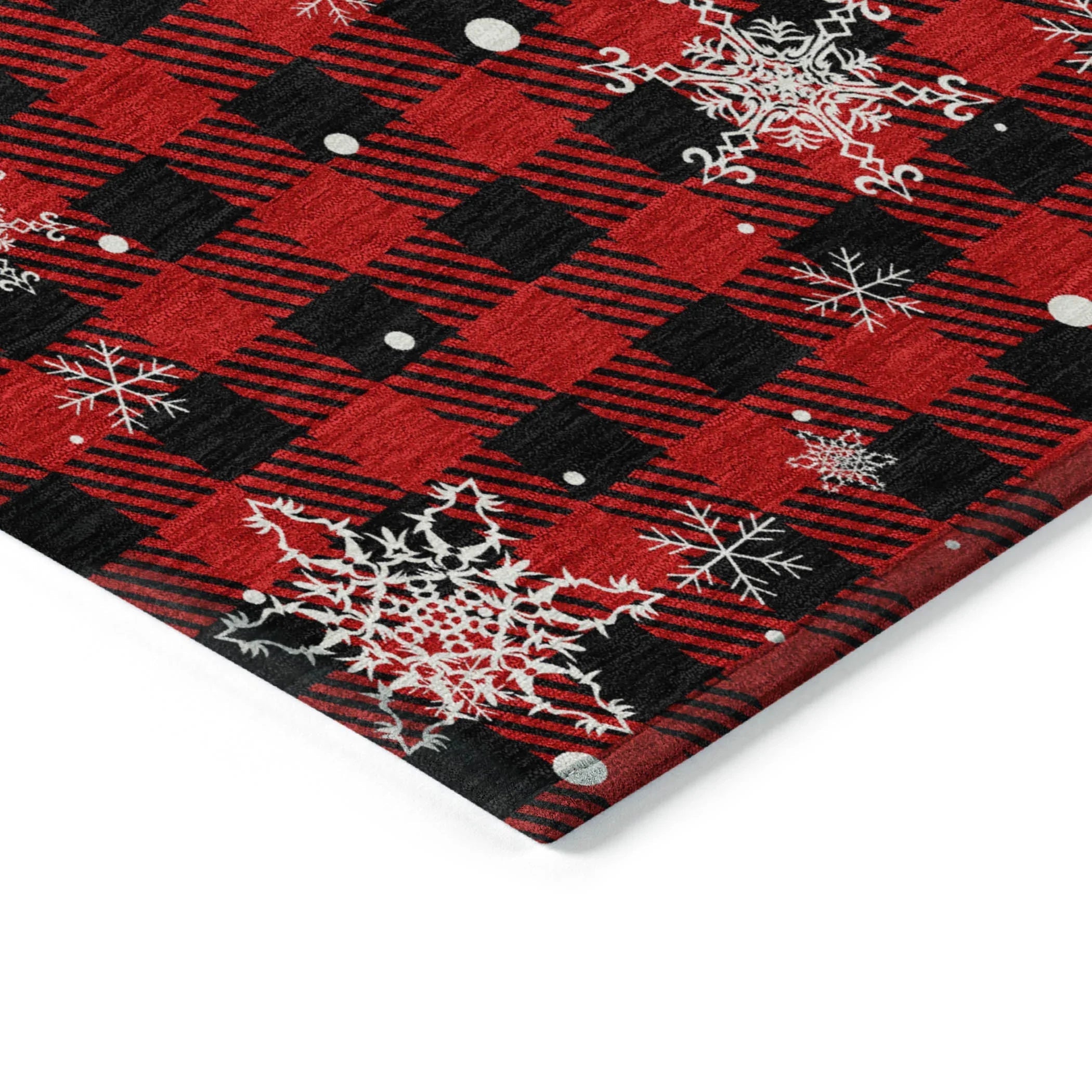 Addison Rugs Quaora Red Washable Indoor-Outdoor Rug
