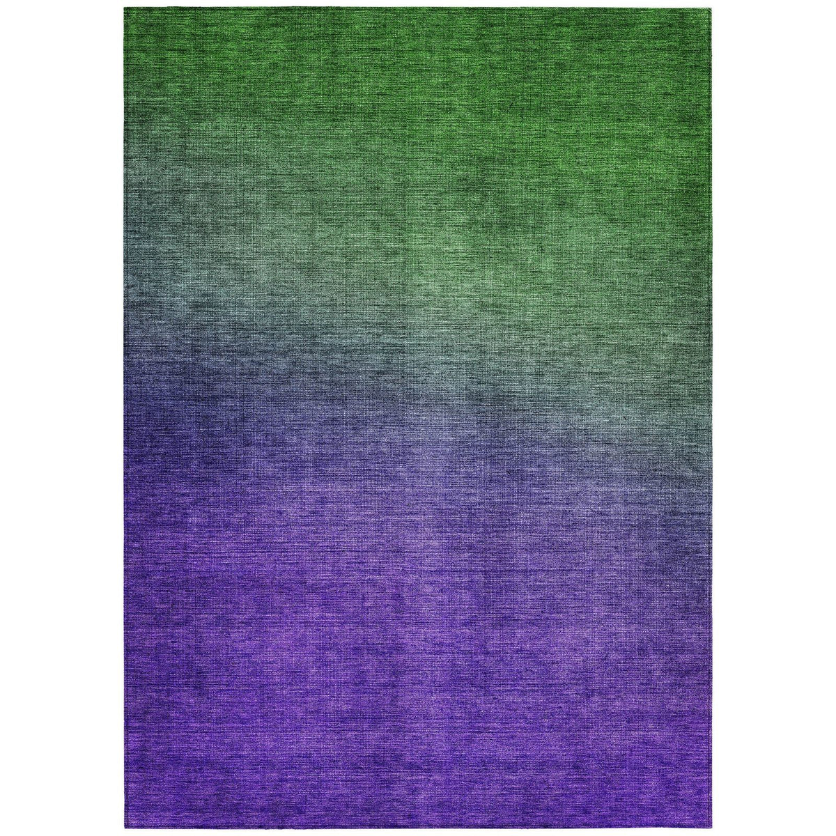 Addison Rugs Quiet Current Green Washable Indoor-Outdoor Rug