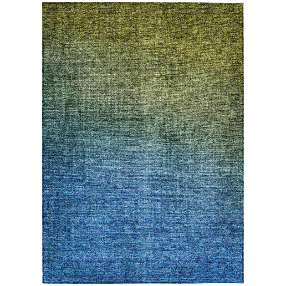 Addison Rugs Quiet Current Olive Washable Indoor-Outdoor Rug