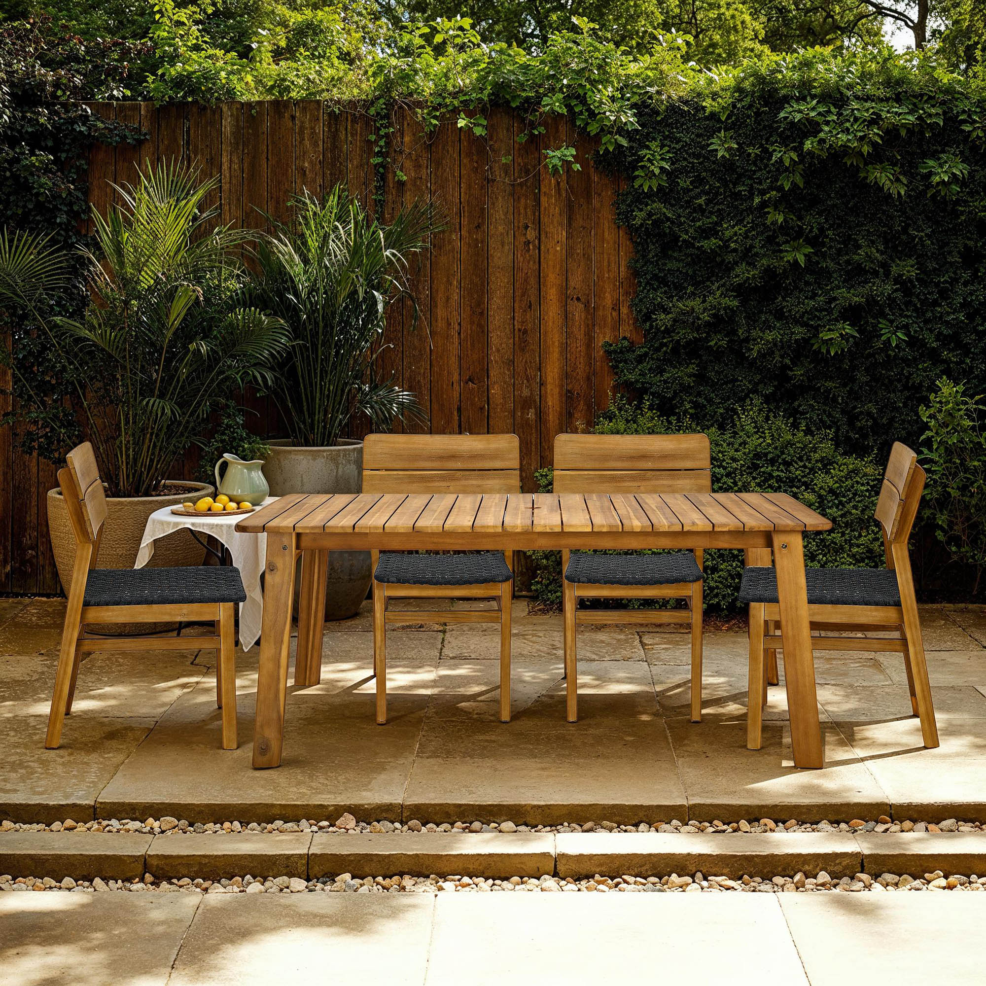 Riviera Wooden Outdoor Dining Table