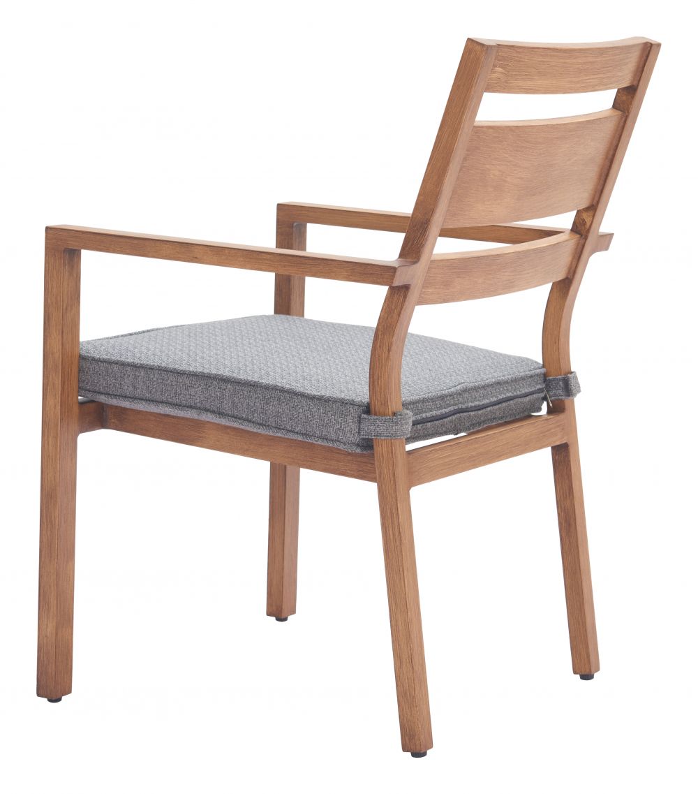 Zuo Modern Rader Olefin Fabric Outdoor Dining Chair 2PC