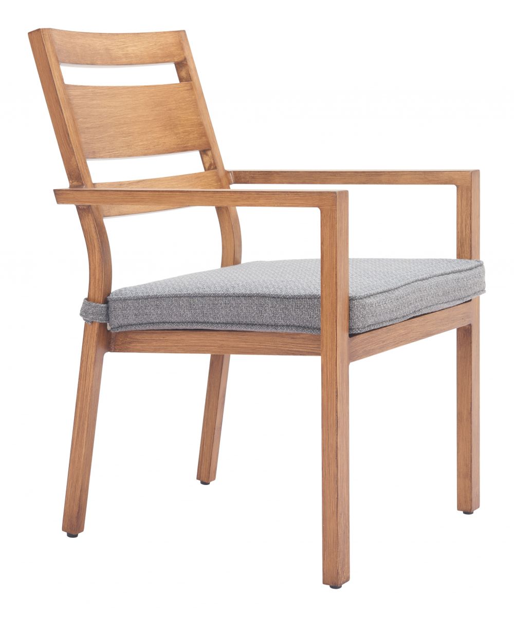 Zuo Modern Rader Olefin Fabric Outdoor Dining Chair 2PC
