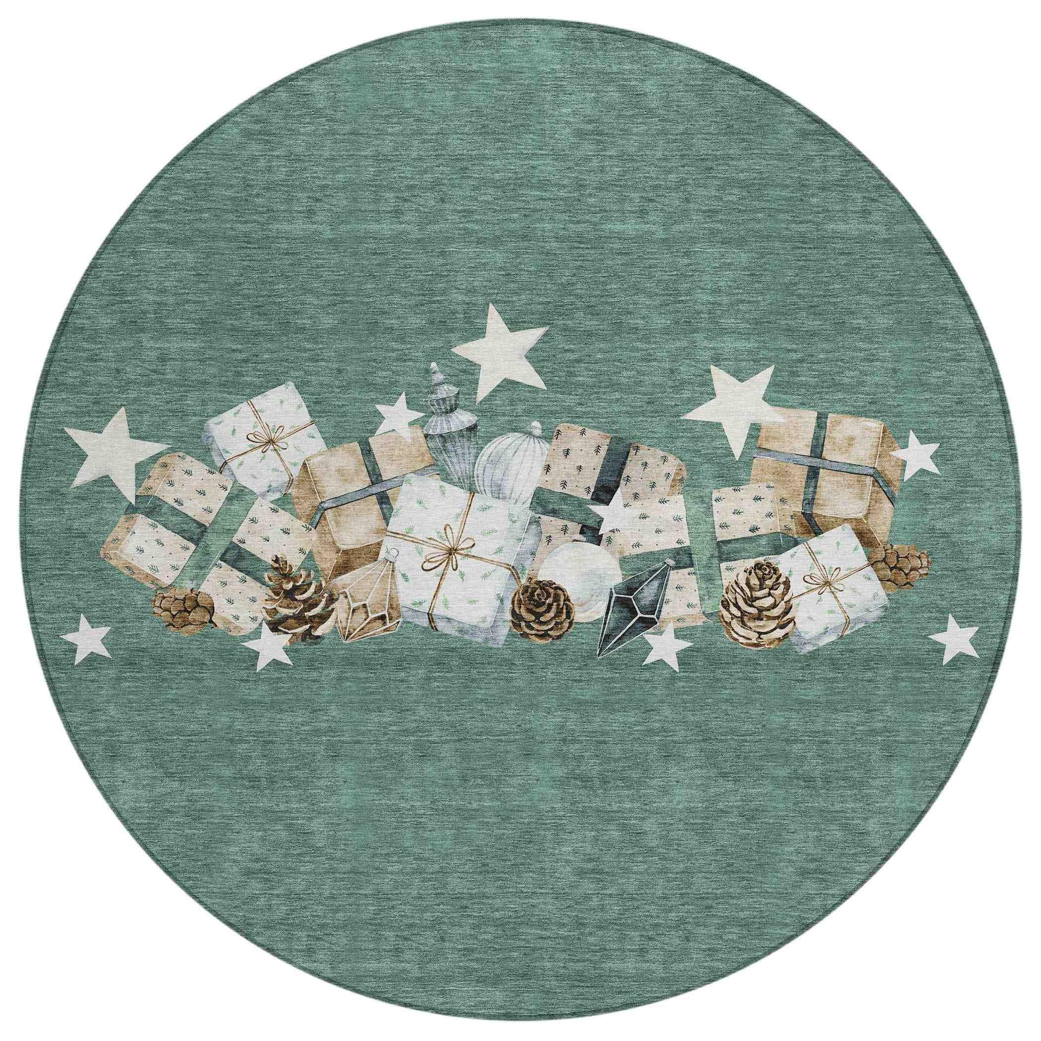 Addison Rugs Raeain Blue Washable Indoor-Outdoor Rug