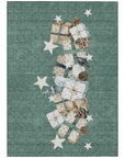 Addison Rugs Raeain Blue Washable Indoor-Outdoor Rug