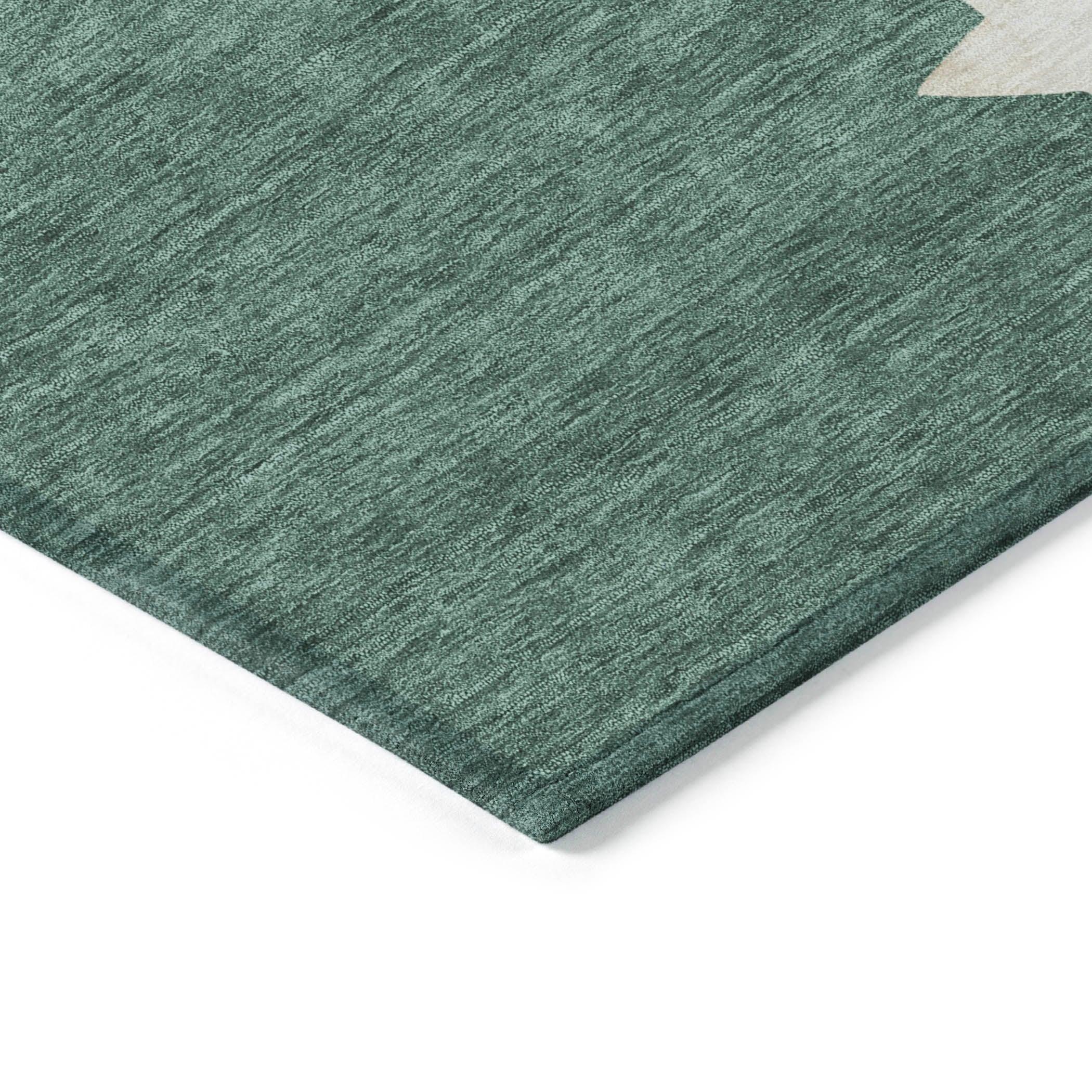 Addison Rugs Raeain Blue Washable Indoor-Outdoor Rug
