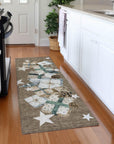 Addison Rugs Raeain Brown Washable Indoor-Outdoor Rug