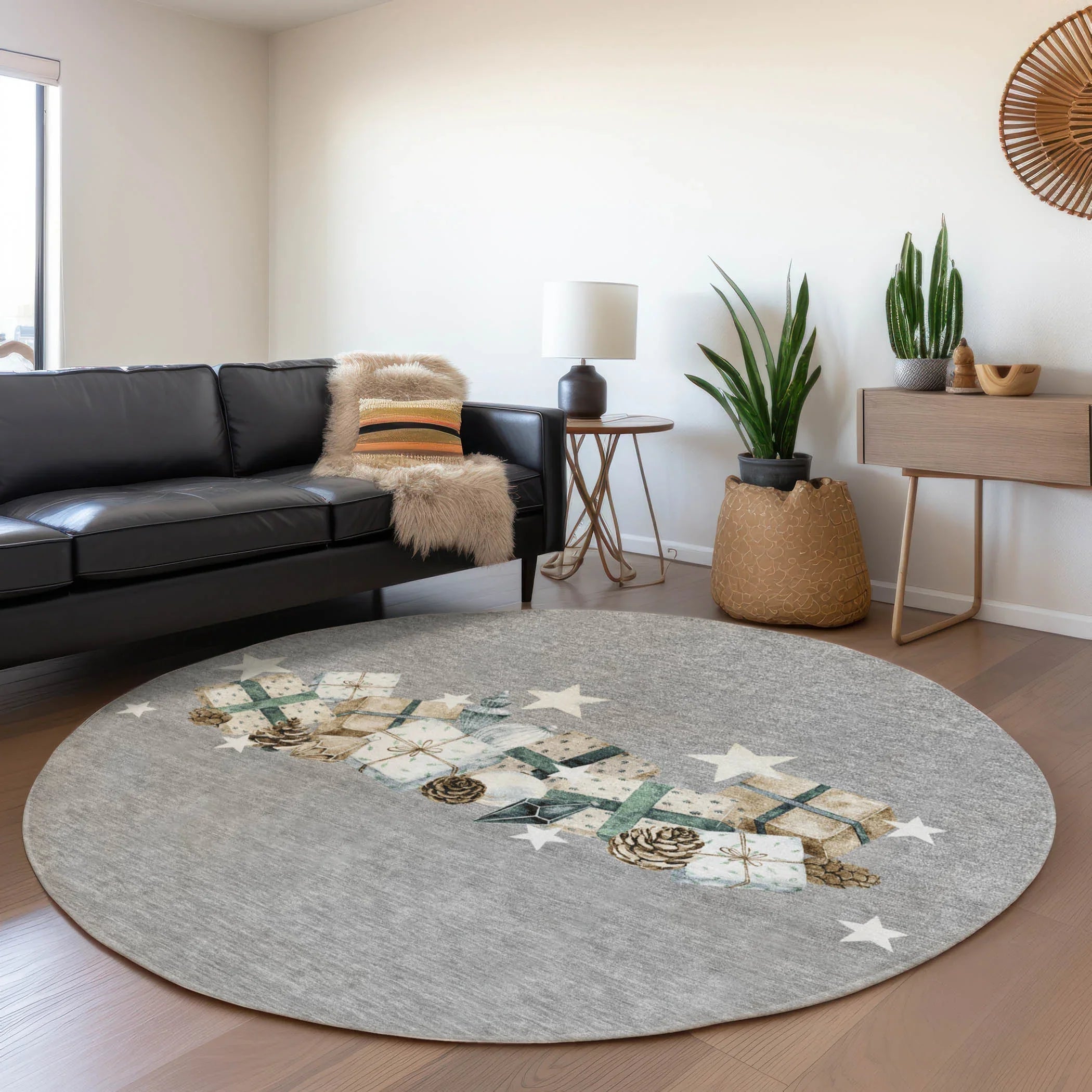 Addison Rugs Raeain Gray Washable Indoor-Outdoor Rug