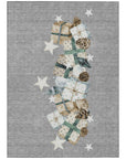 Addison Rugs Raeain Gray Washable Indoor-Outdoor Rug