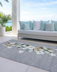 Addison Rugs Raeain Gray Washable Indoor-Outdoor Rug