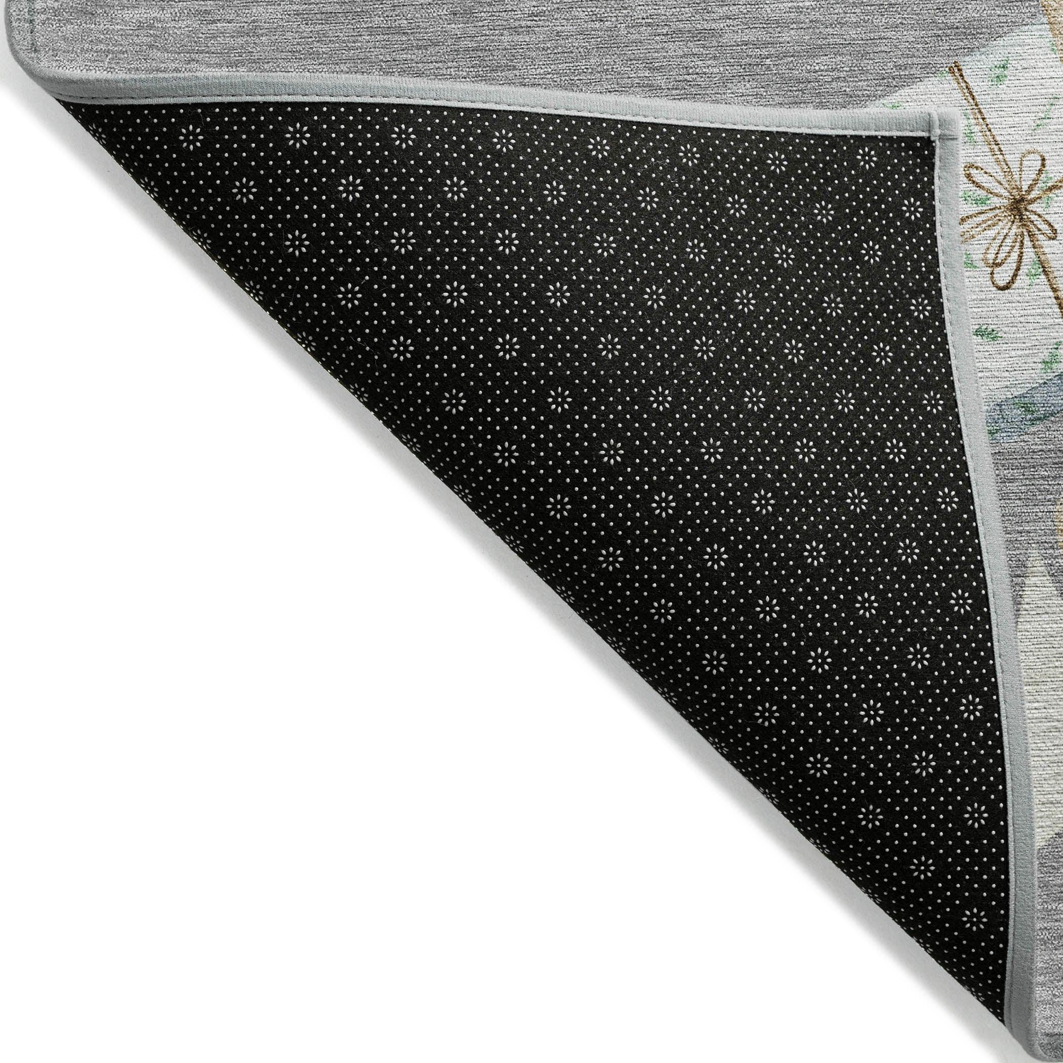 Addison Rugs Raeain Gray Washable Indoor-Outdoor Rug