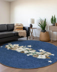 Addison Rugs Raeain Navy Washable Indoor-Outdoor Rug