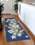 Addison Rugs Raeain Navy Washable Indoor-Outdoor Rug