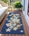 Addison Rugs Raeain Navy Washable Indoor-Outdoor Rug