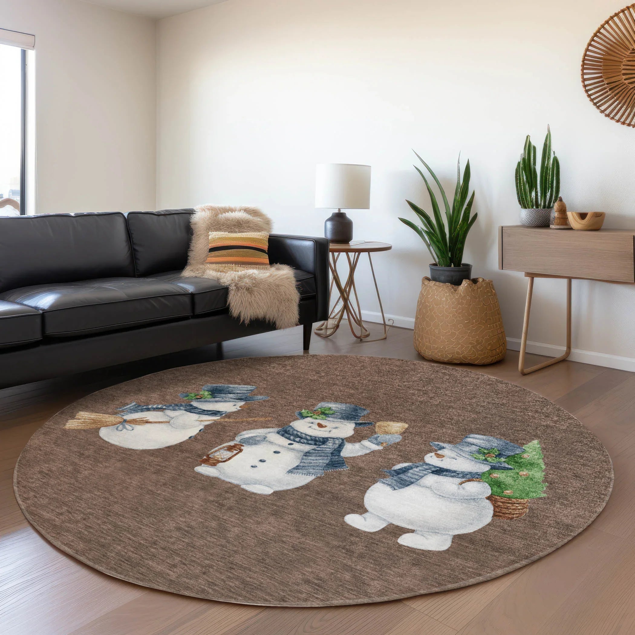 Addison Rugs Raeanor Brown Washable Indoor-Outdoor Rug