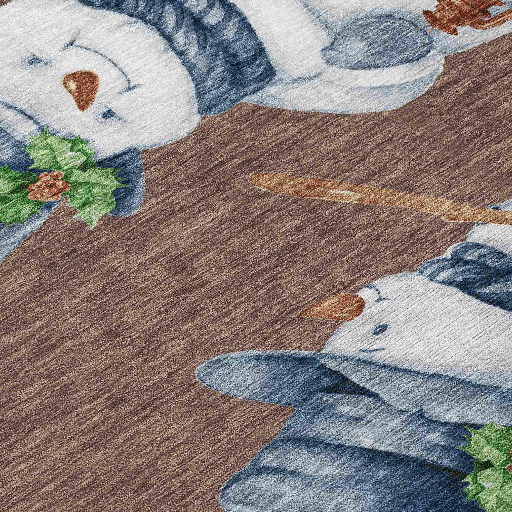 Addison Rugs Raeanor Brown Washable Indoor-Outdoor Rug