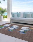 Addison Rugs Raeanor Brown Washable Indoor-Outdoor Rug