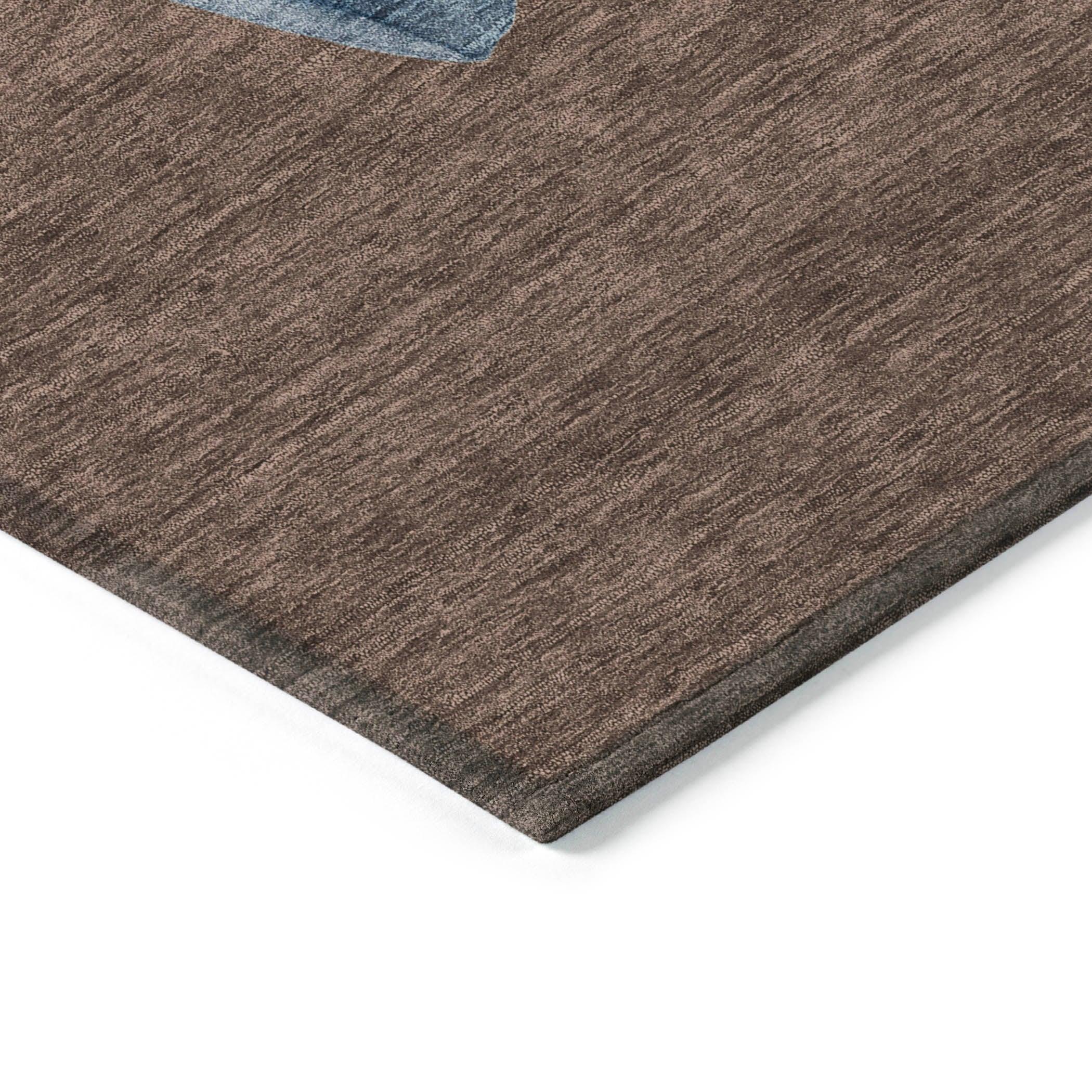 Addison Rugs Raeanor Brown Washable Indoor-Outdoor Rug