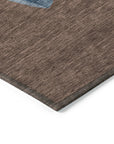 Addison Rugs Raeanor Brown Washable Indoor-Outdoor Rug